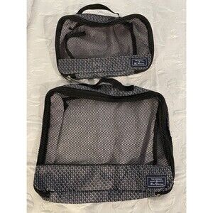The Original Ben Sherman Travel Packing Cubes Mesh Organizer Bag Set 2 Pc